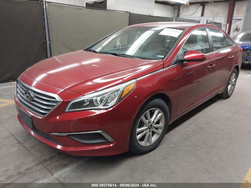 2016 Hyundai Sonata Se VIN: 5NPE24AF8GH273422 Lot: 39370614