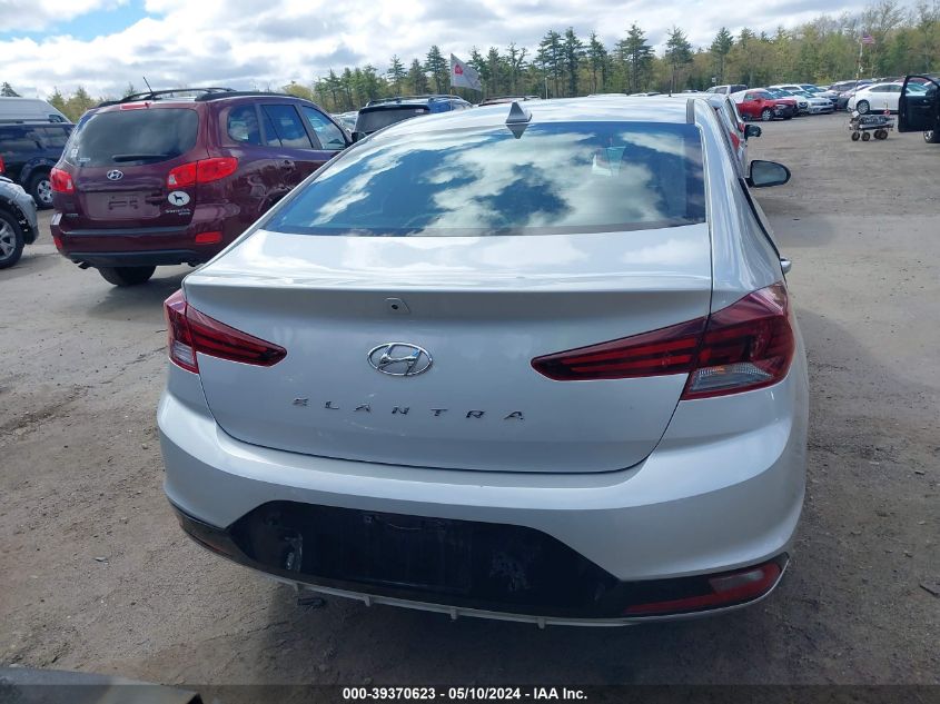 2019 Hyundai Elantra Sel VIN: 5NPD84LF5KH485369 Lot: 39370623