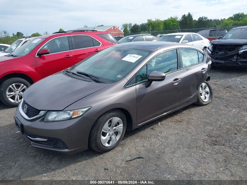 2015 Honda Civic Lx VIN: 19XFB2F59FE290032 Lot: 39370641