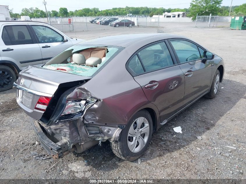 2015 Honda Civic Lx VIN: 19XFB2F59FE290032 Lot: 39370641