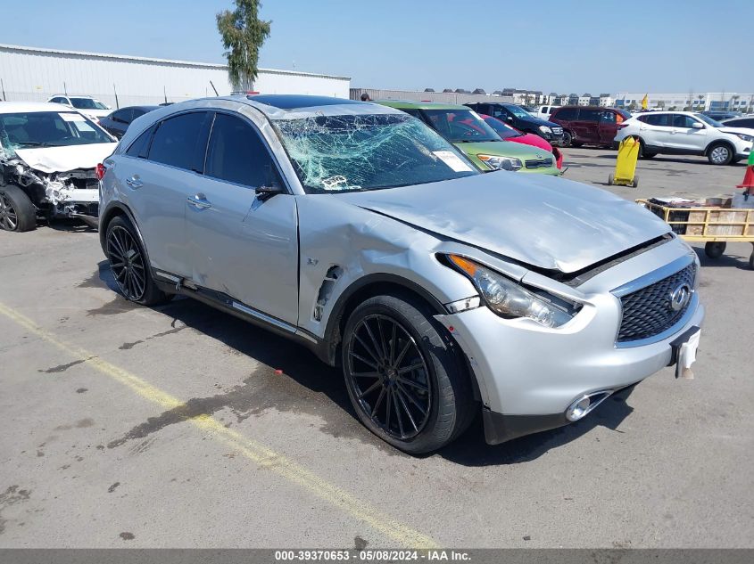 2017 Infiniti Qx70 VIN: JN8CS1MUXHM142102 Lot: 39370653