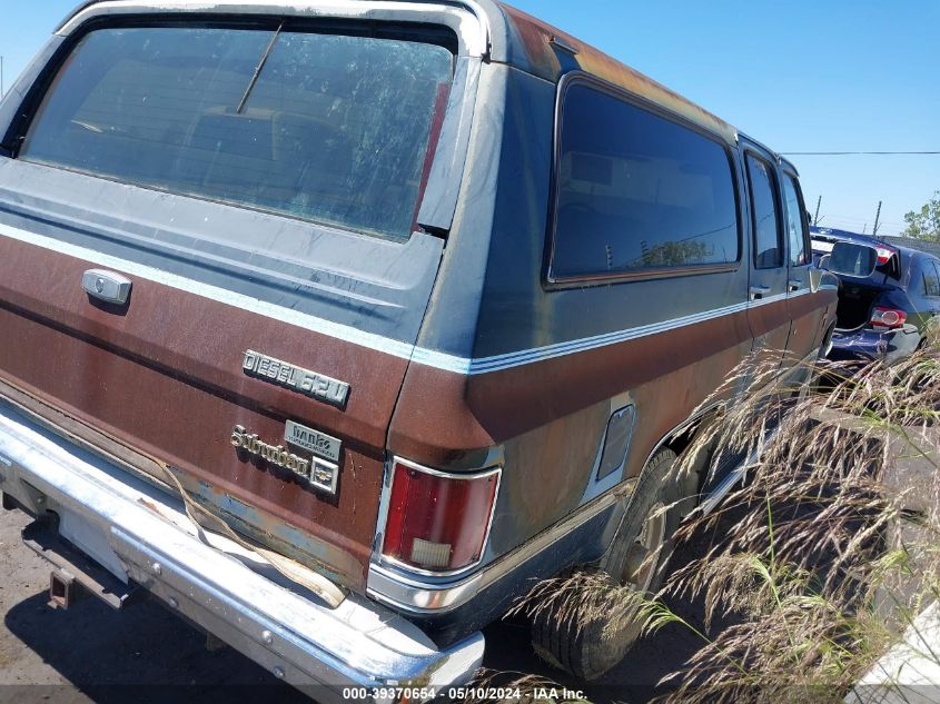 1985 Chevrolet Suburban K2 VIN: 1G8GK26J5FF165269 Lot: 39370654