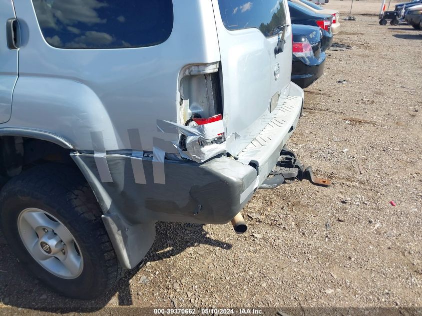 2002 Nissan Xterra Xe VIN: 5N1ED28Y02C592433 Lot: 39370662