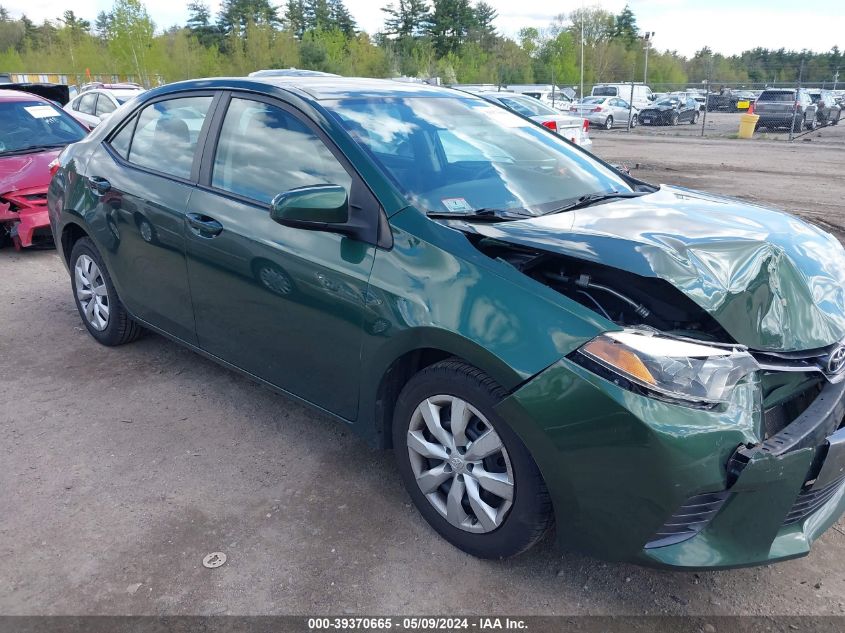 2016 TOYOTA COROLLA LE - 2T1BURHE3GC622917