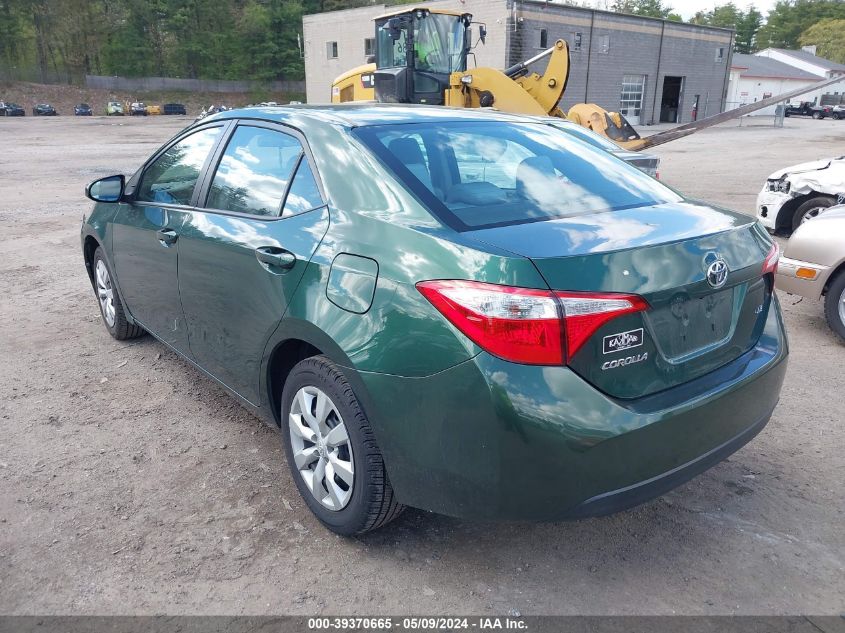 2016 TOYOTA COROLLA LE - 2T1BURHE3GC622917