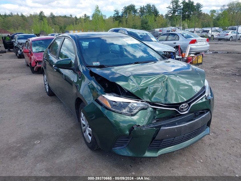 2016 TOYOTA COROLLA LE - 2T1BURHE3GC622917