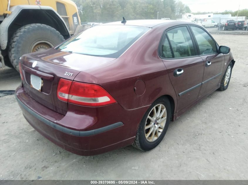 2003 Saab 9-3 Arc VIN: YS3FD49YX31057635 Lot: 39370695