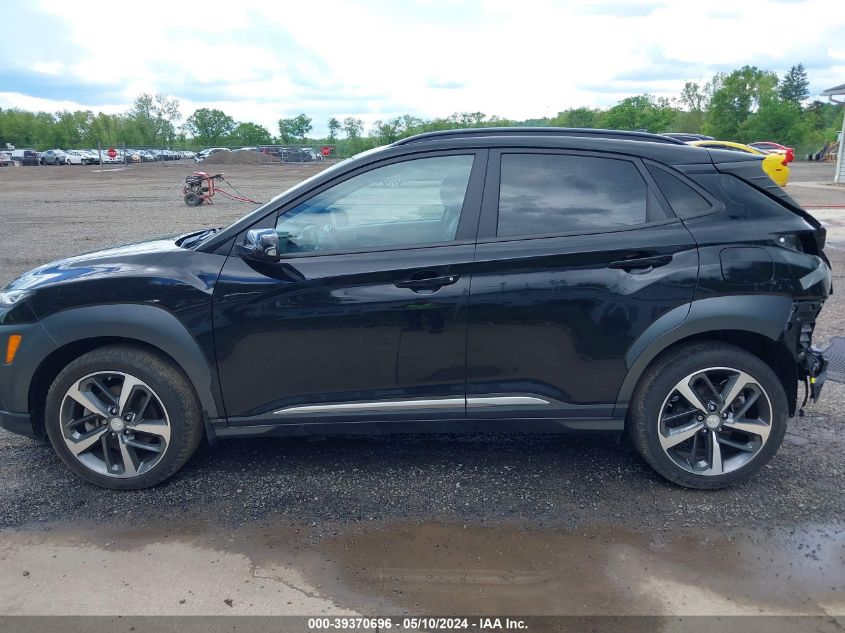 2021 Hyundai Kona Limited VIN: KM8K3CA55MU600647 Lot: 39370696