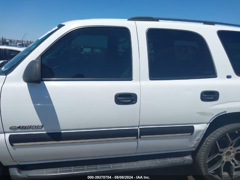 2001 Chevrolet Tahoe Ls VIN: 1GNEC13T71J251867 Lot: 39370704