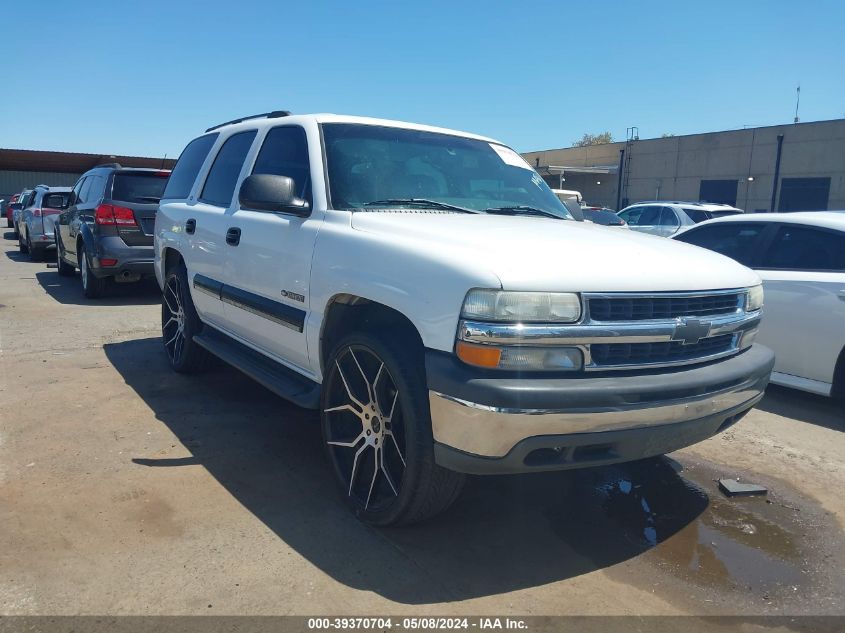 2001 Chevrolet Tahoe Ls VIN: 1GNEC13T71J251867 Lot: 39370704