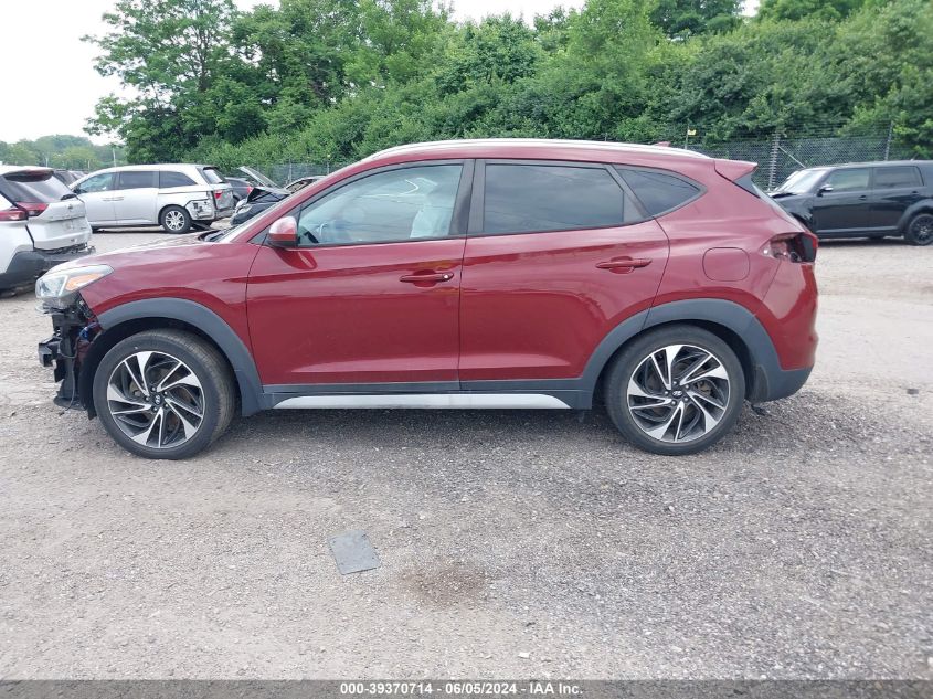 2019 Hyundai Tucson Sport VIN: KM8J3CAL2KU893124 Lot: 39370714