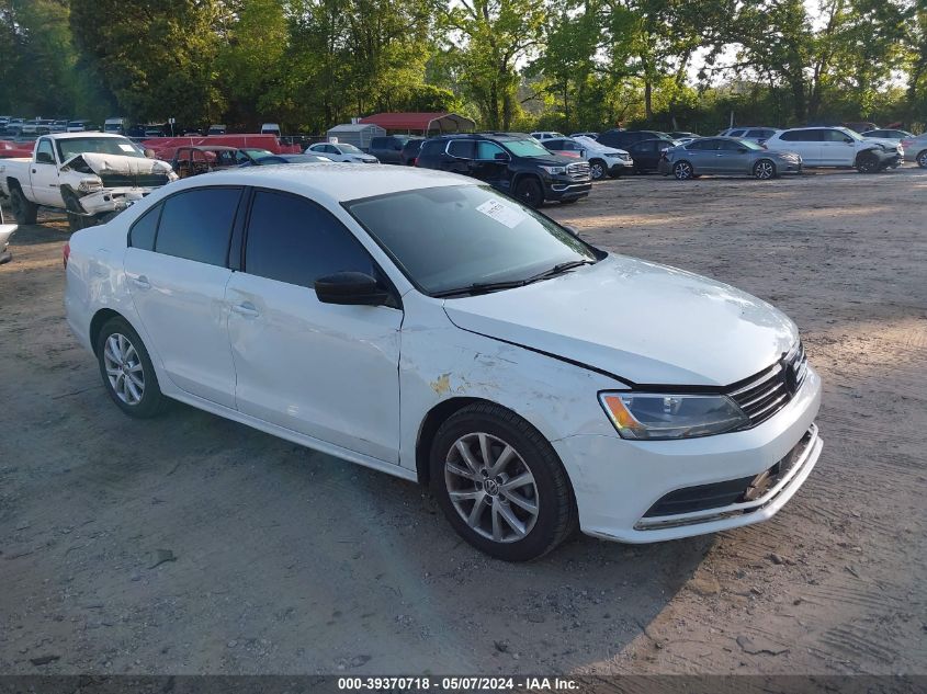 2015 Volkswagen Jetta 1.8T Se VIN: 3VWD17AJ5FM237682 Lot: 39370718