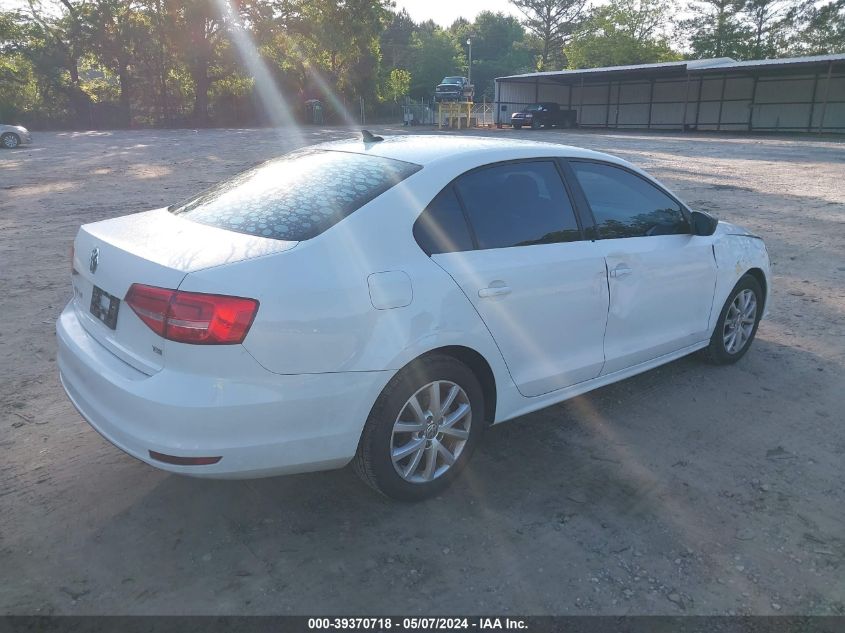 2015 Volkswagen Jetta 1.8T Se VIN: 3VWD17AJ5FM237682 Lot: 39370718