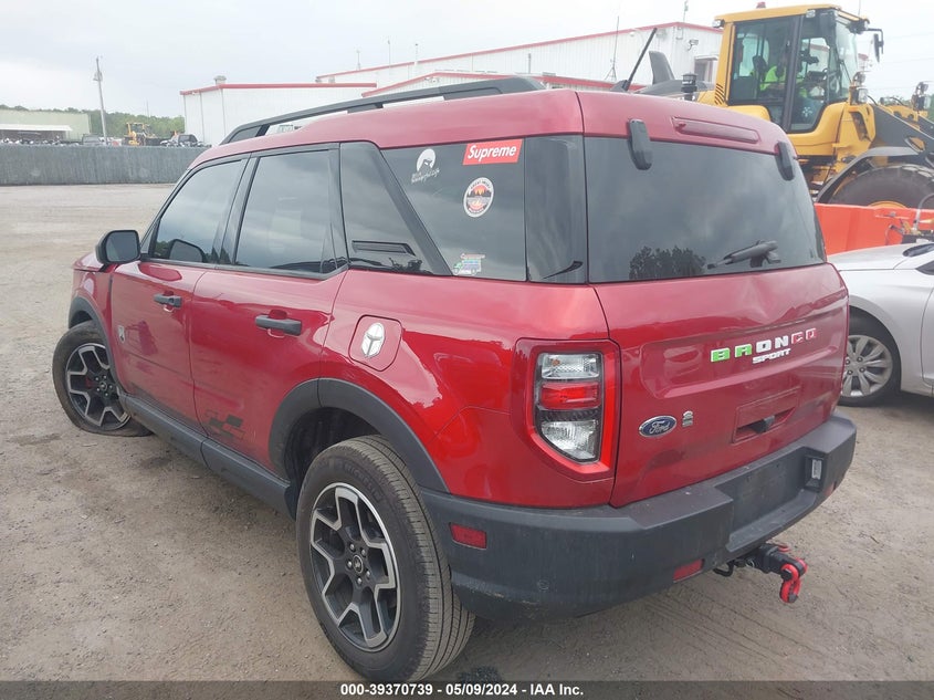 2021 Ford Bronco Sport Big Bend VIN: 3FMCR9B61MRA34569 Lot: 39370739