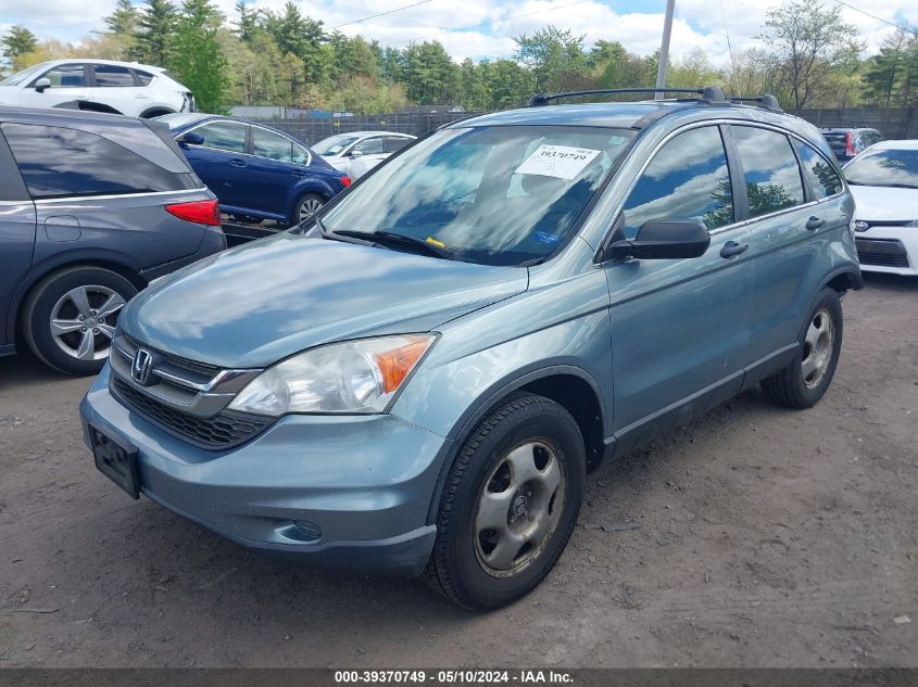 2011 Honda Cr-V Lx VIN: 5J6RE4H39BL113987 Lot: 39370749