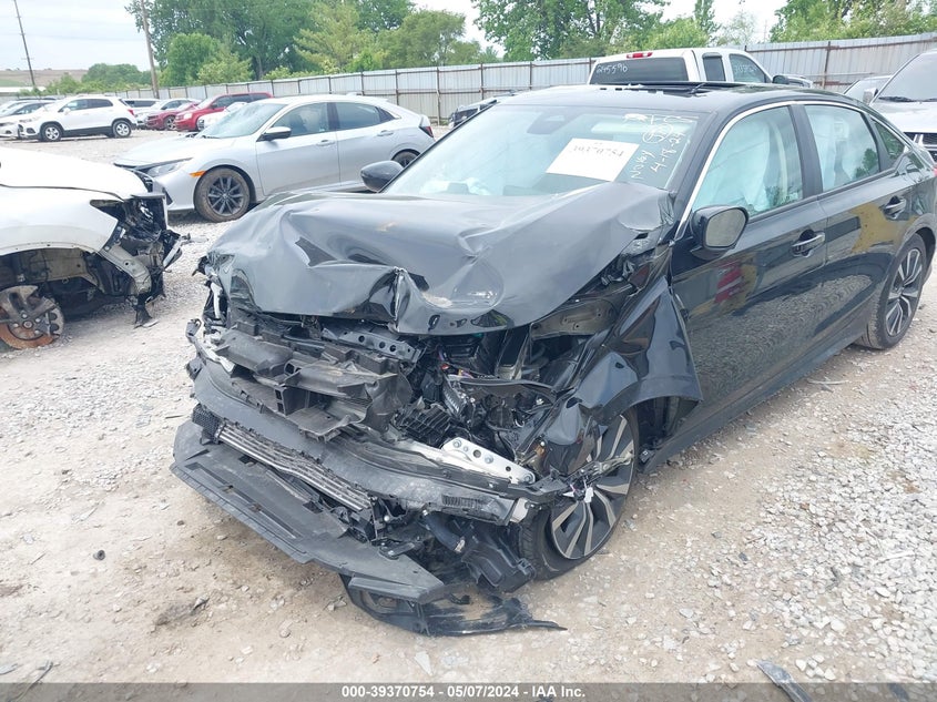 VIN 2HGFE1F75PH322095 2023 HONDA CIVIC EX /EX W/O BSI