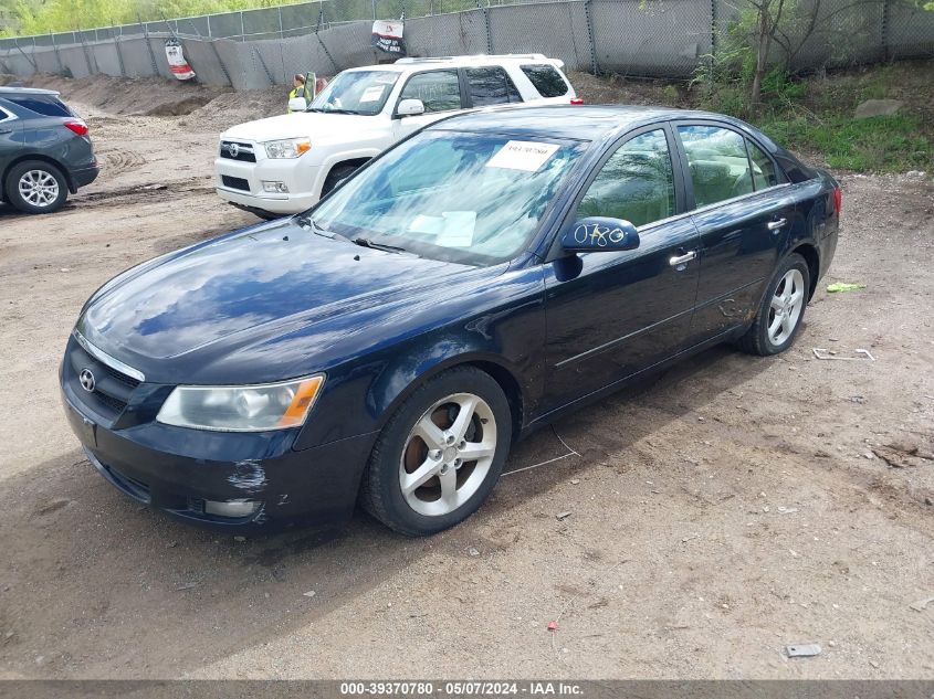 2007 Hyundai Sonata Limited/Se V6 VIN: 5NPEU46F07H289990 Lot: 39370780