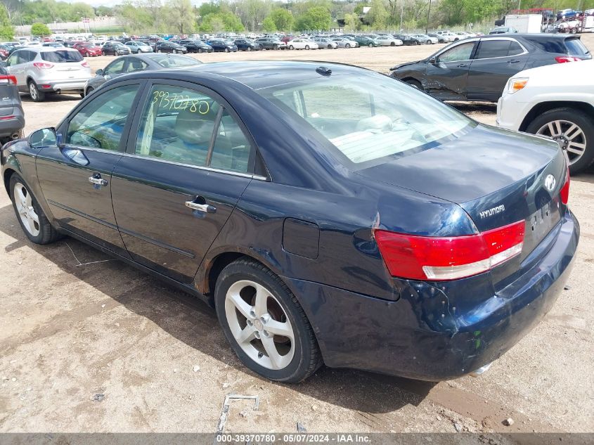 2007 Hyundai Sonata Limited/Se V6 VIN: 5NPEU46F07H289990 Lot: 39370780