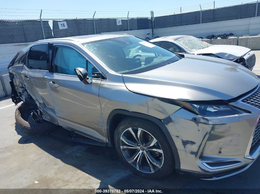 VIN 2T2HZMDAXNC357083 2022 LEXUS RX 350