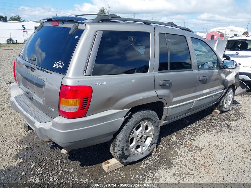 1999 Jeep Grand Cherokee Laredo VIN: 1J4GW58N3XC713620 Lot: 39370794