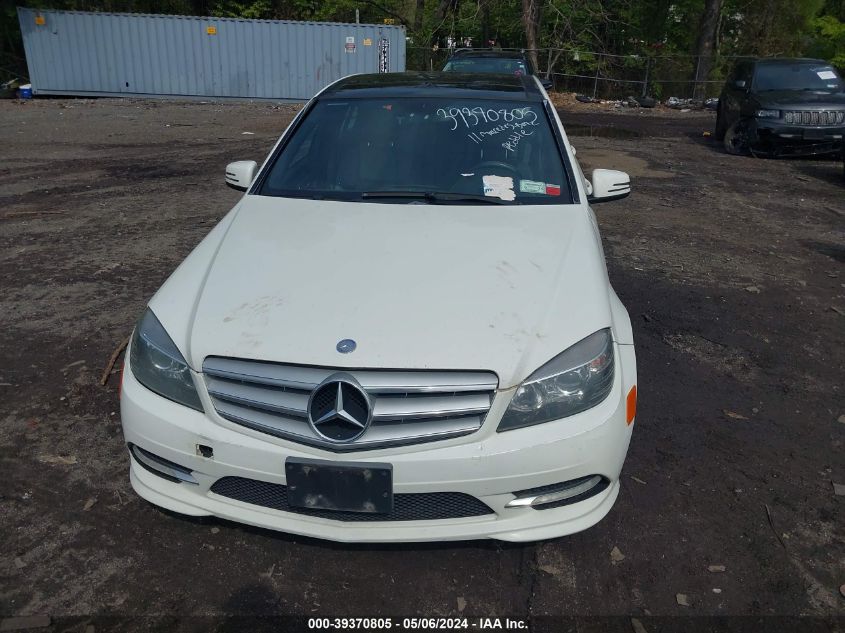 2011 Mercedes-Benz C 300 Luxury 4Matic/Sport 4Matic VIN: WDDGF8BB9BR178343 Lot: 39370805