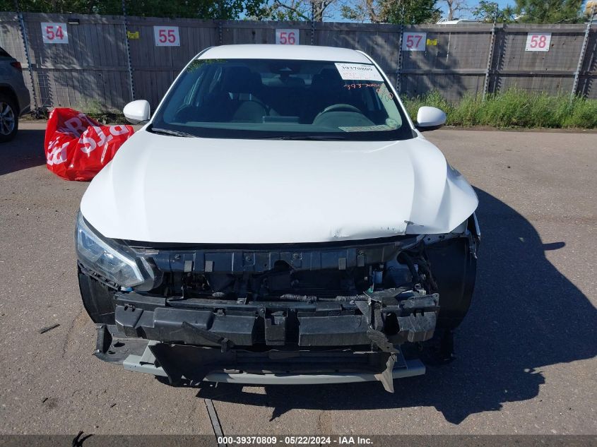 2022 Nissan Sentra S Xtronic Cvt VIN: 3N1AB8BV8NY271605 Lot: 39370809