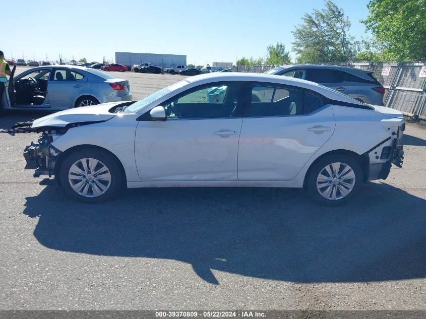 2022 Nissan Sentra S Xtronic Cvt VIN: 3N1AB8BV8NY271605 Lot: 39370809