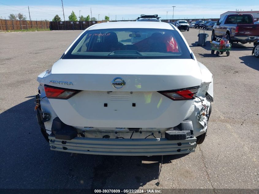 2022 Nissan Sentra S Xtronic Cvt VIN: 3N1AB8BV8NY271605 Lot: 39370809