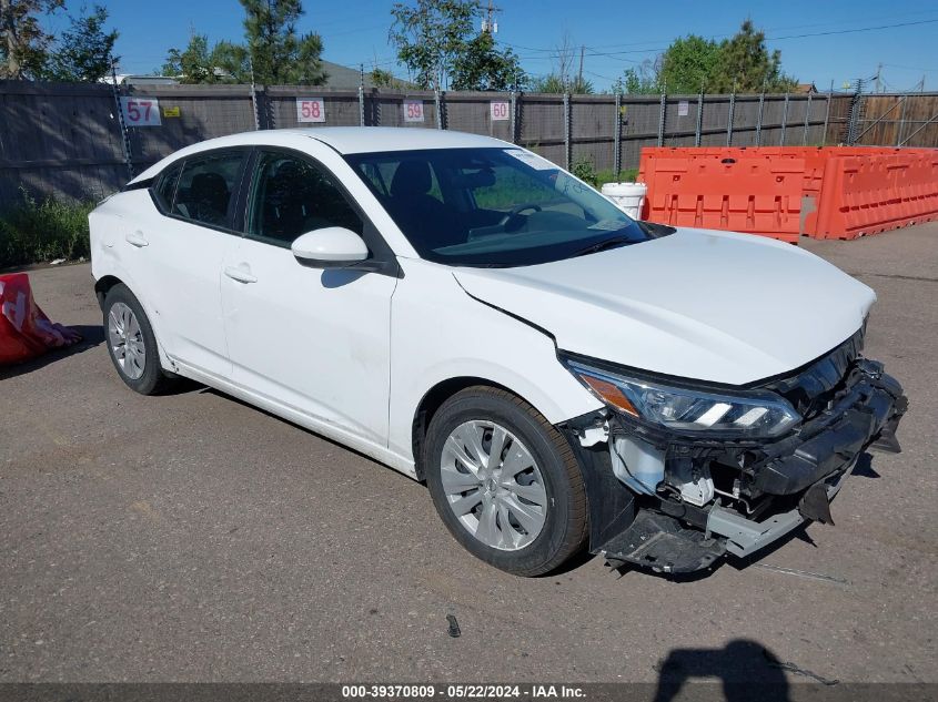 2022 Nissan Sentra S Xtronic Cvt VIN: 3N1AB8BV8NY271605 Lot: 39370809