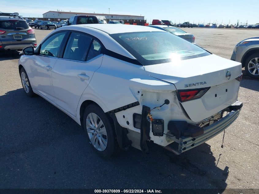 2022 Nissan Sentra S Xtronic Cvt VIN: 3N1AB8BV8NY271605 Lot: 39370809