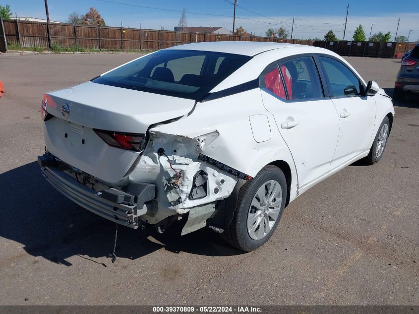 2022 Nissan Sentra S Xtronic Cvt VIN: 3N1AB8BV8NY271605 Lot: 39370809