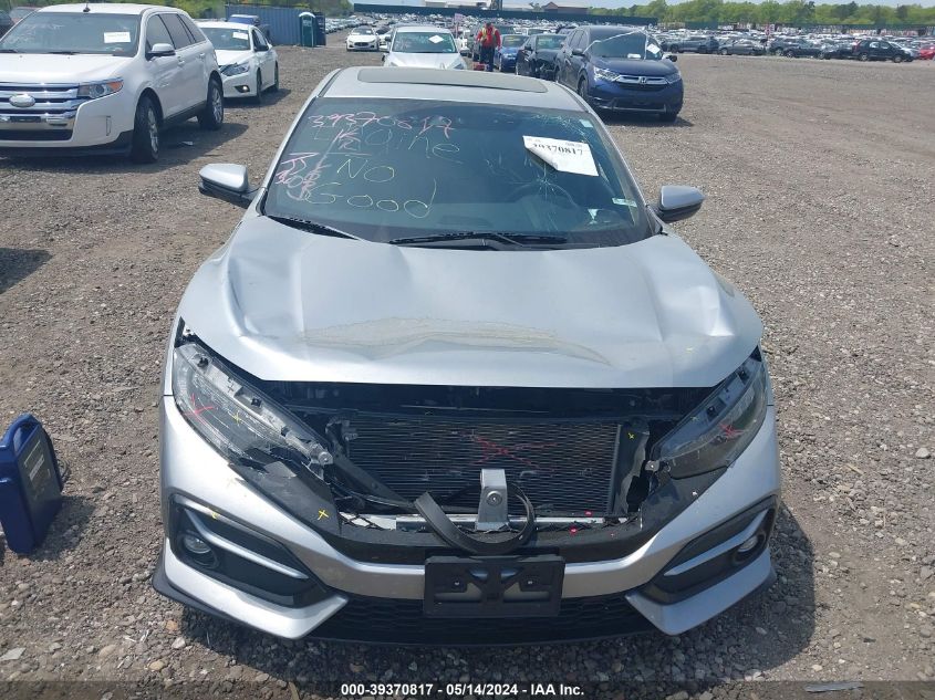 2021 Honda Civic Sport Touring VIN: SHHFK7H93MU401354 Lot: 39370817