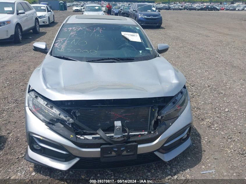 2021 Honda Civic Sport Touring VIN: SHHFK7H93MU401354 Lot: 39370817