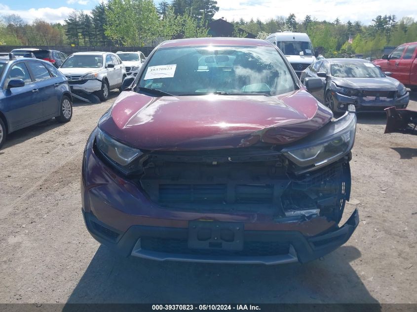 2019 Honda Cr-V Lx VIN: 2HKRW6H3XKH214829 Lot: 39370823