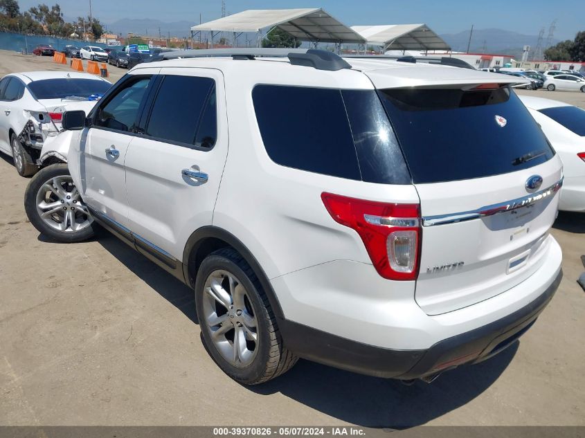 2013 Ford Explorer Limited VIN: 1FM5K8F81DGB08289 Lot: 39370826