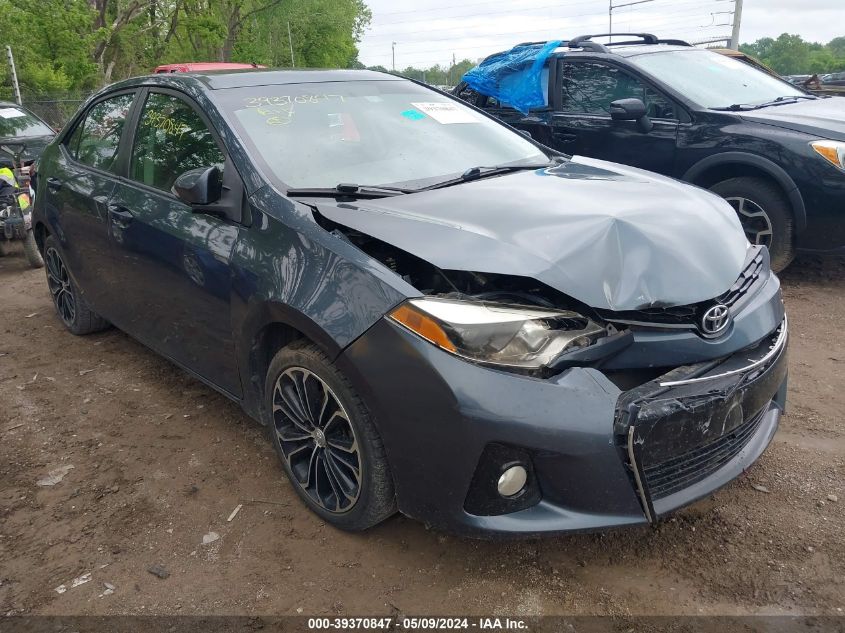 2015 Toyota Corolla S Plus VIN: 2T1BURHE4FC467034 Lot: 39370847