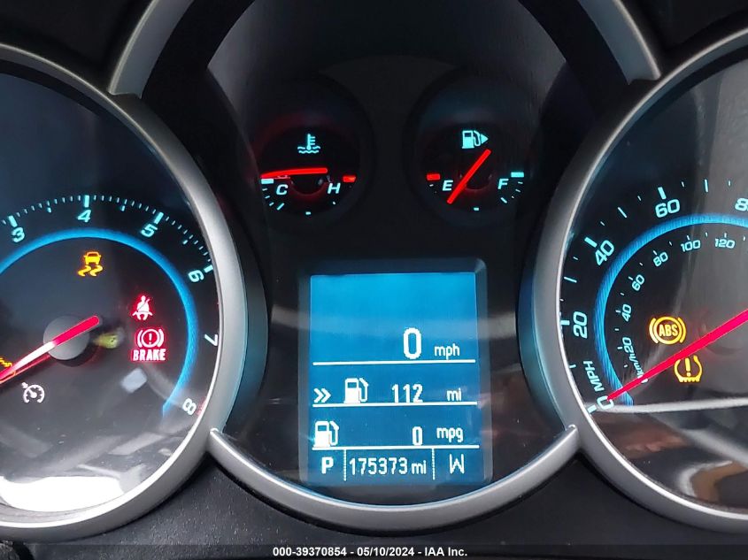 2012 Chevrolet Cruze Eco VIN: 1G1PJ5SC5C7322430 Lot: 39370854