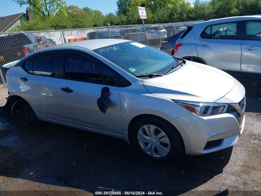 2022 Nissan Versa 1.6 S Xtronic Cvt VIN: 3N1CN8DV6NL855799 Lot: 39370858