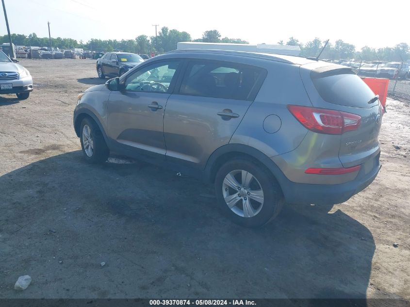 2013 Kia Sportage Lx VIN: KNDPB3A22D7386413 Lot: 39370874