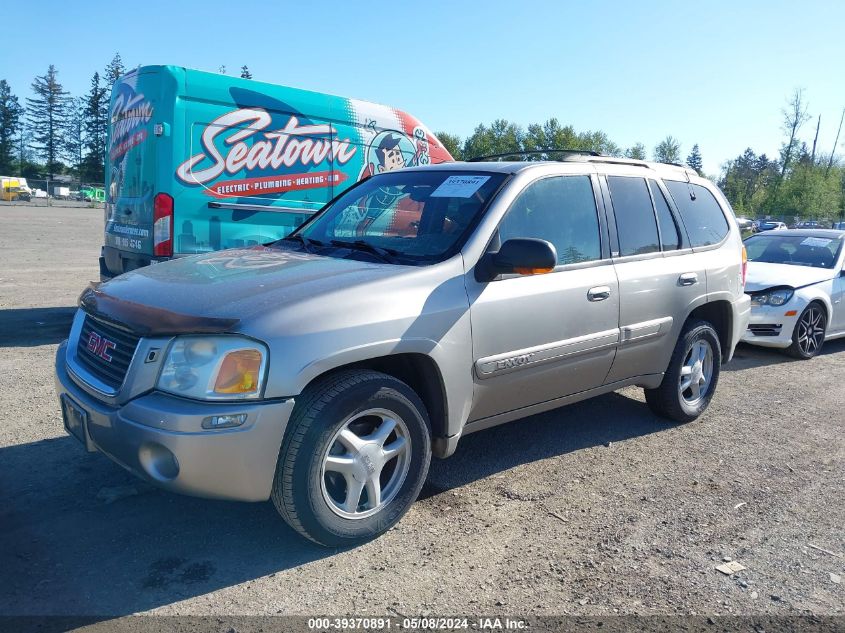 2002 GMC Envoy Slt VIN: 1GKDT13S122219587 Lot: 39370891