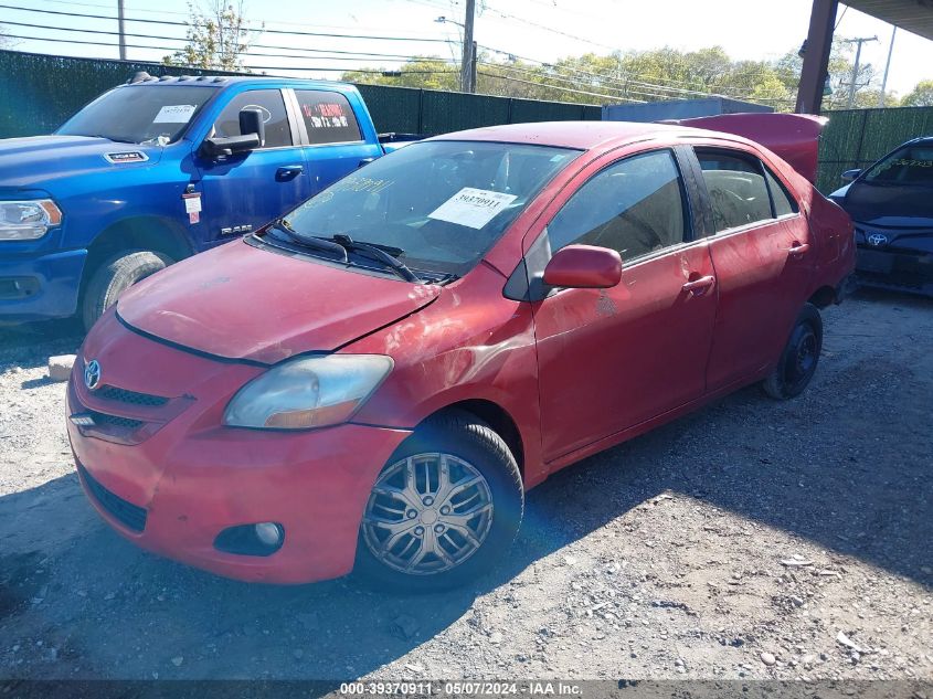 2007 Toyota Yaris VIN: JTDBT923371009405 Lot: 39370911