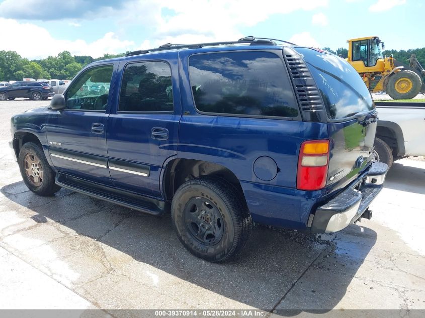 2003 Chevrolet Tahoe Lt VIN: 1GNEC13T73R251436 Lot: 39370914