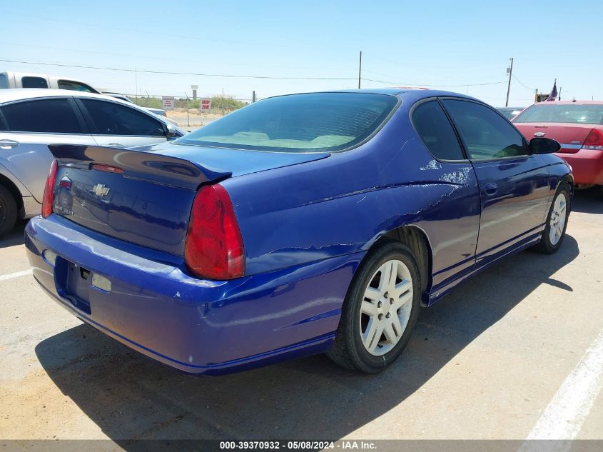 2007 Chevrolet Monte Carlo Lt VIN: 2G1WK15N879194591 Lot: 39370932