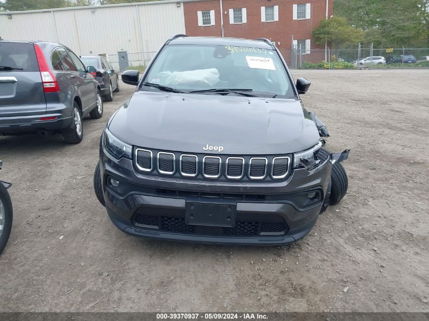 2022 Jeep Compass Latitude 4X4 VIN: 3C4NJDBB8NT181142 Lot: 39370937