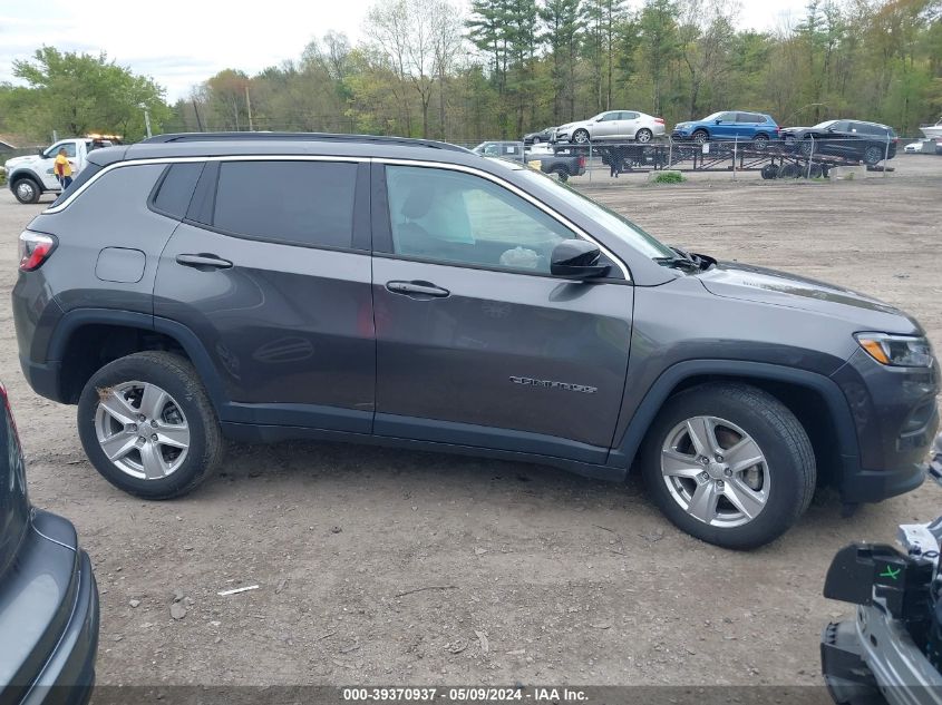 2022 Jeep Compass Latitude 4X4 VIN: 3C4NJDBB8NT181142 Lot: 39370937