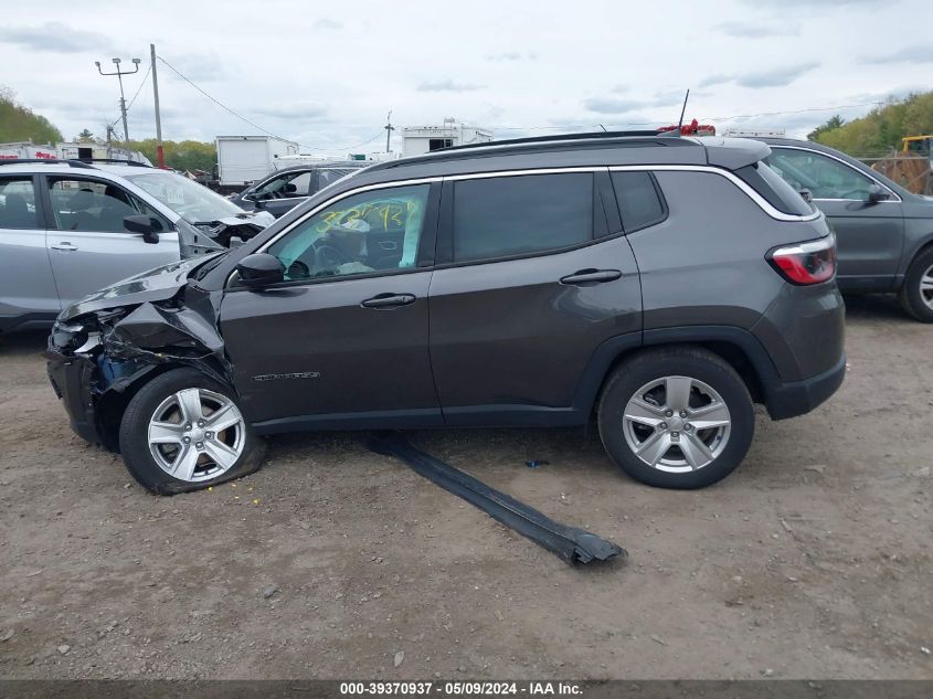 2022 Jeep Compass Latitude 4X4 VIN: 3C4NJDBB8NT181142 Lot: 39370937