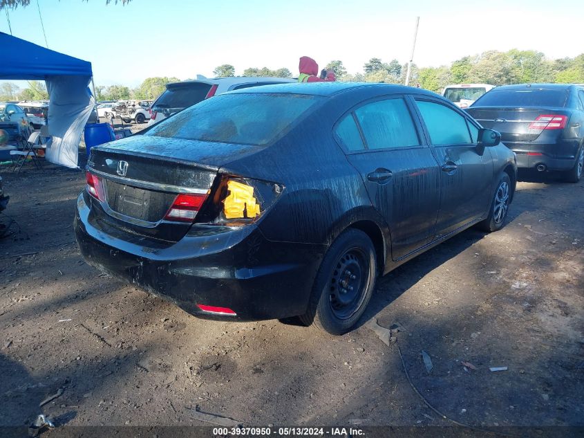 2014 Honda Civic Lx VIN: 2HGFB2F57EH505573 Lot: 39370950