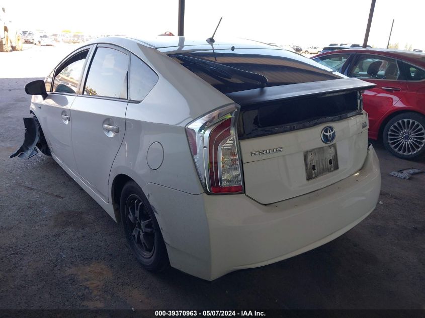 2013 Toyota Prius Two VIN: JTDKN3DUXD1638605 Lot: 39370963