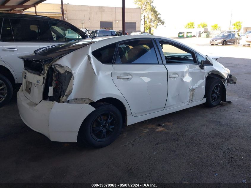 2013 Toyota Prius Two VIN: JTDKN3DUXD1638605 Lot: 39370963