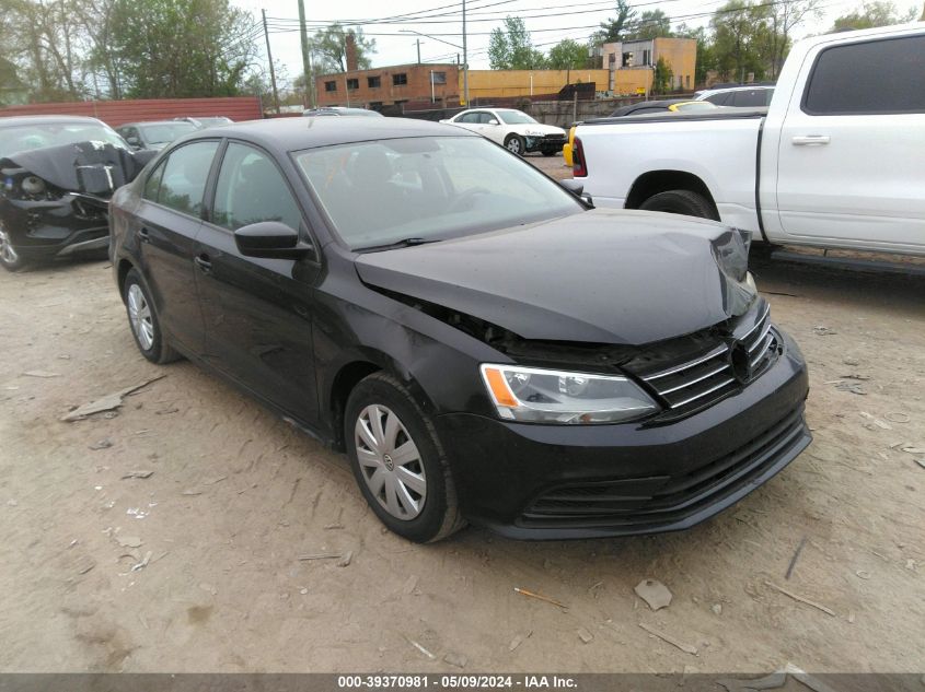 2015 Volkswagen Jetta 2.0L S VIN: 3VW2K7AJ0FM427751 Lot: 39370981